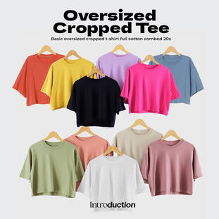 15. Crop Oversize T-Shirt Polos