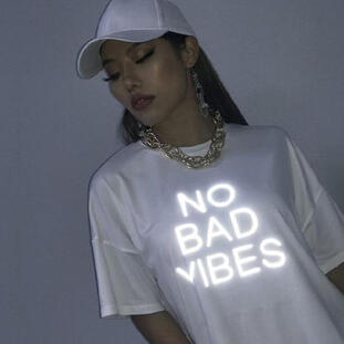 77. REFLEKTIF NO BAD VIBES : Oversize T-Shirt