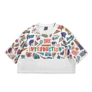 92. DOODLE : Crop Oversize