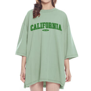 86. CALIFORNIA : High Slit T-Shirt
